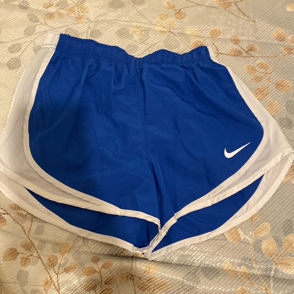 blue nike shorts